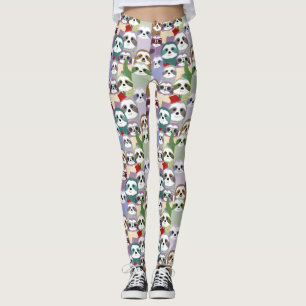 Leggings Joli Motif de fentes