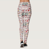 Leggings Joli Motif de fentes (Dos)