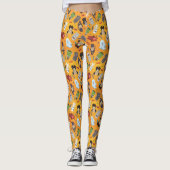 Leggings Joli Motif de monstres d'Halloween (Devant)