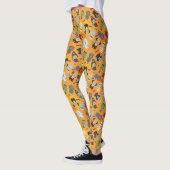 Leggings Joli Motif de monstres d'Halloween (Gauche)