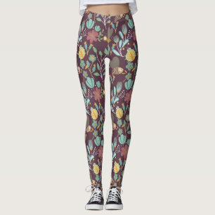 Leggings Joli Motif de printemps