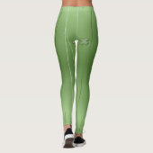 Leggings Joli motif de trèfle irlandais (Dos)