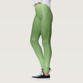 Leggings Joli motif de trèfle irlandais (Gauche)