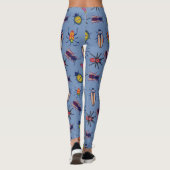 Leggings Joli Motif d'été (Dos)
