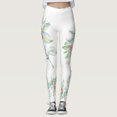 Leggings Joli Noël rouge et vert Holly (Devant)