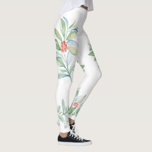 Leggings Joli Noël rouge et vert Holly