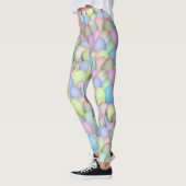 Leggings Joli Oeufs De Pâques De Couleur Pastel (Gauche)