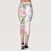 Leggings joli papillon d'été fleurs fleurs pantalon de yoga (Dos)