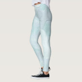 Leggings Joli Pastel Sous Les Coques Bleues De La Mer (Gauche)