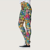 Leggings Joli petit robot motif (Gauche)