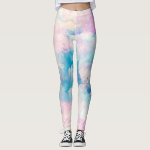 Leggings Joli Rainbow Pastel Nuds Design esthétique