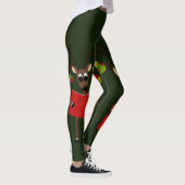 Leggings Joli renne de Noël (Droite)