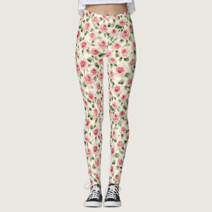 Leggings Joli rose Roses Floral