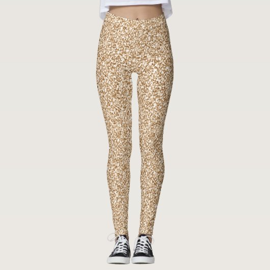 Leggings Joli Tan Glittery Look (Devant)
