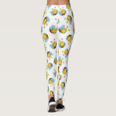 Leggings Jolie bumble motif blanc (Dos)