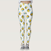 Leggings Jolie bumble motif blanc (Devant)