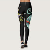 Leggings Jolie décoration de Noël, élégante et fantaisie (Dos)