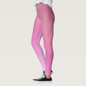 Leggings Jolie Dégradé Ombre Rose (Gauche)