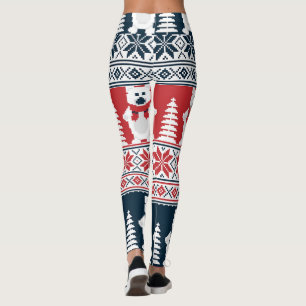 Leggings Jolie et moderne Christma Snowman Knitted