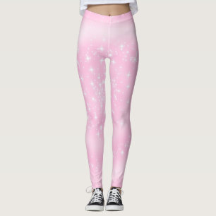 Leggings Jolie et rose étoiles Girly