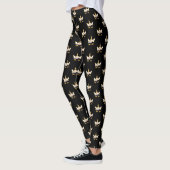 Leggings Jolie fille, Noir, licorne (Gauche)