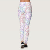 Leggings Jolie fille Pastel Butterfly Motif Été (Dos)