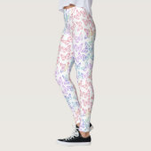 Leggings Jolie fille Pastel Butterfly Motif Été (Gauche)
