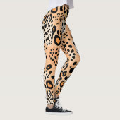 Leggings Jolie impression de guépard avec facettes (Droite)