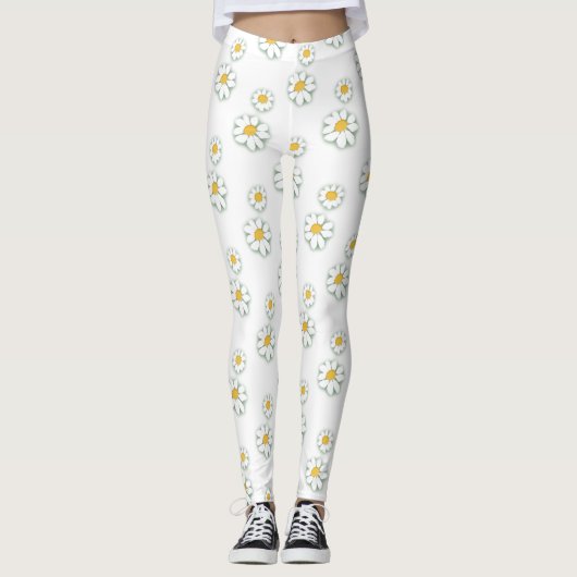 Leggings Jolie jambe de marguerite (Devant)