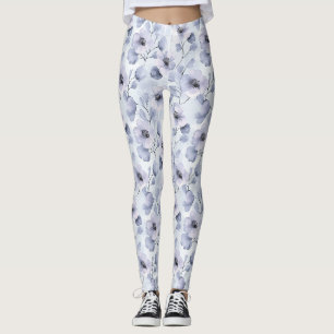 Leggings Jolie Lavande Violette Fleurs