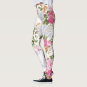 Leggings JOLIE motif rose floral (Gauche)