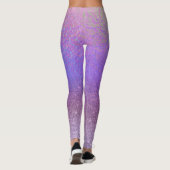 Leggings Jolie Parties scintillant Iridescente Ombre violet (Dos)