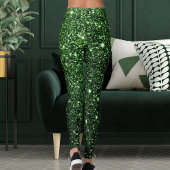 Leggings Jolie Parties scintillant verte moderne Étincelles