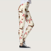 Leggings Jolie Père Noël Sloth Joyeuses Vacances (Droite)