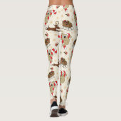 Leggings Jolie Père Noël Sloth Joyeuses Vacances (Dos)