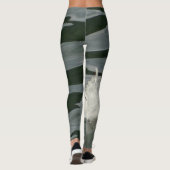 Leggings Jolie plume blanche (Dos)