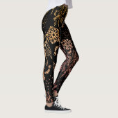 Leggings Jolie Rose or florale  (Droite)