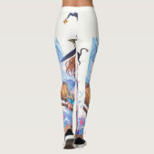 Leggings Jolie Sorcière tenant Chat noir Thunder_Cove (Dos)