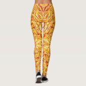 Leggings Jolie texture jaune "Ratti_Creative_Arts" (Dos)