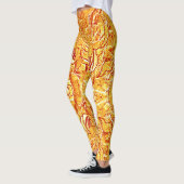 Leggings Jolie texture jaune "Ratti_Creative_Arts" (Gauche)