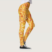 Leggings Jolie texture jaune "Ratti_Creative_Arts" (Droite)
