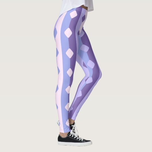 Leggings Jolies bandes et diamants (Droite)
