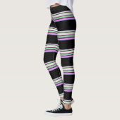 Leggings Jolies bandes néon colorées (Gauche)