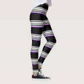 Leggings Jolies bandes néon colorées (Droite)