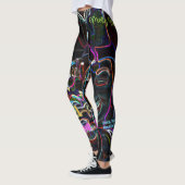 Leggings Jolies dames SR 2020 - Neon Mardi Gras (Gauche)