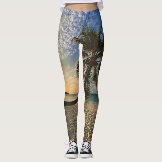 Leggings Jolies espèces d'animaux marins (Devant)