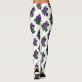 Leggings Jolies fleurs de paix (Dos)