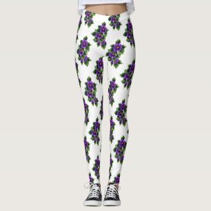 Leggings Jolies fleurs de paix 