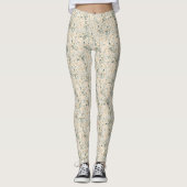 Leggings Jolies fleurs Vintages (Devant)