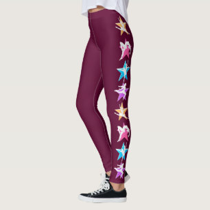 LEGGINGS JOLIES GUÊTRES DE DANSEUR DE BOURGOGNE